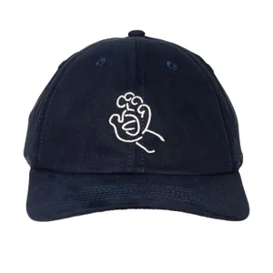 Boné Santa Cruz Dad Hat Contour Hand Azul Marinho