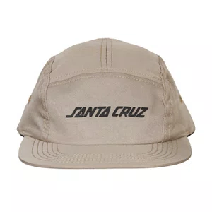 Boné Santa Cruz Five Panel Strip Bege