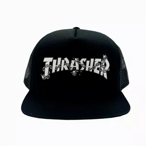 Boné Thrasher Trucker Chains Preto