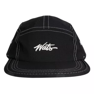 Boné Wats Five Panel Pesponto Preto