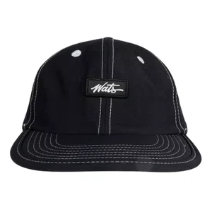 Boné Wats Six Panel Pesponto Tag Preto