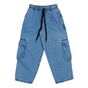 Calça Aston Cargo Infantil Jeans