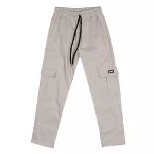 Calça Aston Cargo Sarja Juvenil Bege