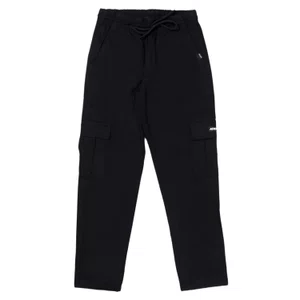 Calça Aston Cargo Sarja Juvenil Preto