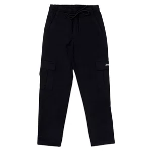 Calça Aston Cargo Sarja Juvenil Preto