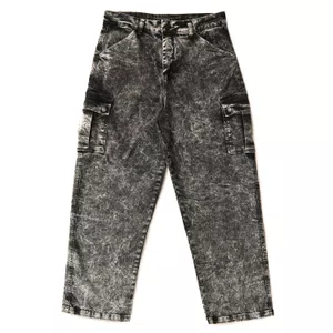 Calça Blunt Cationizada Rust Sarja Preto Estonado