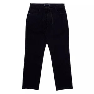 Calça Lrg Jeans Denim Blackout Denin Preto