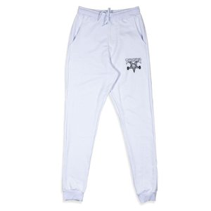 Calça Thrasher Skategoat Jogger Moletinho Feminina Branco