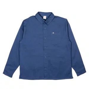 Camisa New Balance Nb Numeric Button Up Azul Marinho