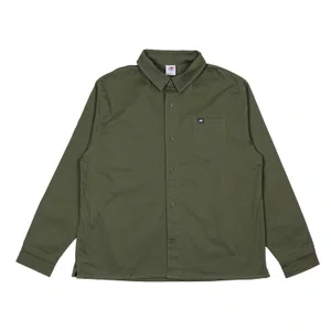 Camisa New Balance Nb Numeric Button Up Verde Militar