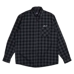 Camisa Plano C. Signature Flannel Cinza/Preto