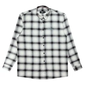 Camisa Plano C. Twilight Flannel Xadrez/Preto/Branco