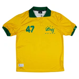 Camisa Polo Lrg Brasil Lifted Jersey Amarelo