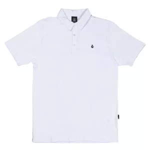 Camisa Polo Volcom Solid Stone Branco