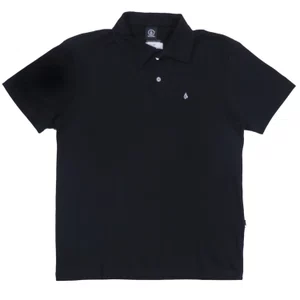 Camisa Polo Volcom Solid Stone Preto