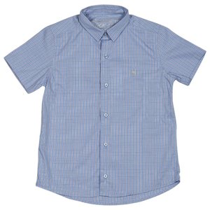 Camisa Rock City Xadrez 2020 Juvenil Azul Claro