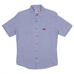 Camisa Wats Listra Tag Azul/Branco