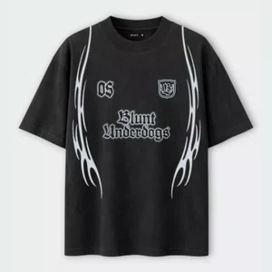 Camiseta Blunt Boxy Airbrush Preto