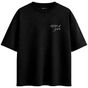 Camiseta Blunt Boxy Mercy Preto