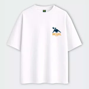 Camiseta Blunt Oversized Copa Do Mundo Branco