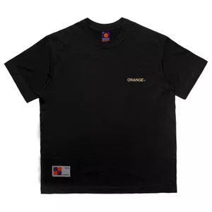 Camiseta Crafted Orange Robot Preto