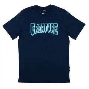 Camiseta Creature Bonehead Glitch Azul Marinho