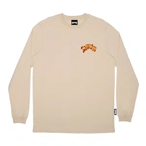 Camiseta Creature Top Shelf Ls M/L Bege