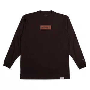 Camiseta Diamond Box Logo M/L Marrom