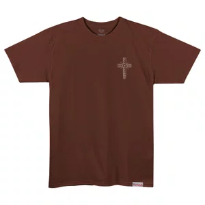 Camiseta Diamond Skate Life Cross Marrom
