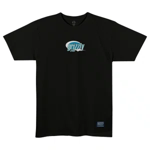 Camiseta Grizzly Back Script Logo Preto