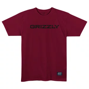Camiseta Grizzly Outdoor Division Bordo