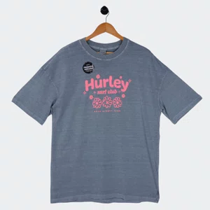 Camiseta Hurley Surf Club Feminina Cinza