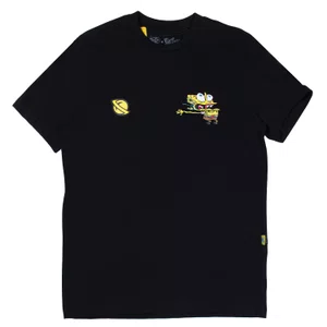 Camiseta Lost X Bob Esponja Krustpants Preto