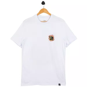 Camiseta Lost You Work I Skateboard Branco