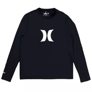 Camiseta Lycra Hurley M/L Icon Preto