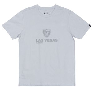 Camiseta New Era Regular Nfl Las Vegas Raiders Core  Cinza