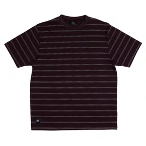 Camiseta Plano C. Listrada Label Bordo