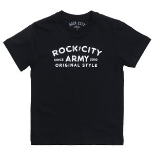 Camiseta Rock City Original Style Infantil Preto