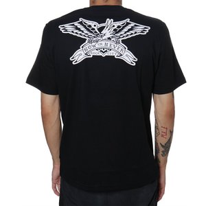 Camiseta Rock City x Pox Tattoo guia Preto Rock City