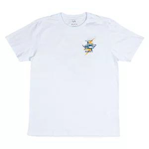 Camiseta Rvca Tiger Shark Branco