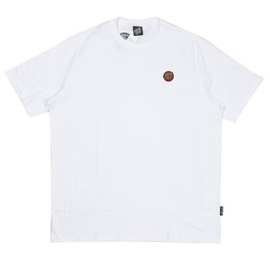 Camiseta Santa Cruz Classic Dot Bottom Branco