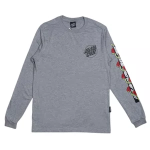 Camiseta Santa Cruz Dressen Rose Vine Opus M/L Cinza Mescla
