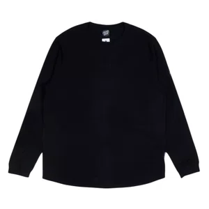 Camiseta Santa Cruz Especial Flame Strip Waffle Preto