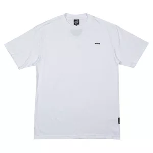 Camiseta Santa Cruz Strip Label Branco