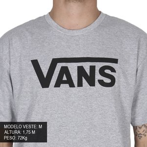 Camiseta Vans Classic Athletic Heather Cinza Mescla - Rock City