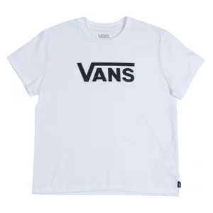 Camiseta Vans Classic Juvenil Flying V Crew Branco