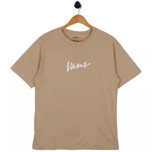 Camiseta Vans Classic Script Bege