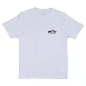 Camiseta Vans Double Standard Juvenil Branco