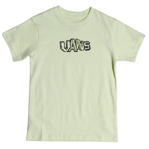 Camiseta Vans Stacked Ss Infantil Verde Lima