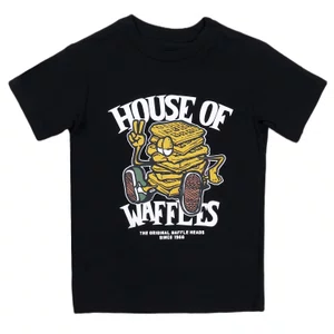 Camiseta Vans Waffle House Preto